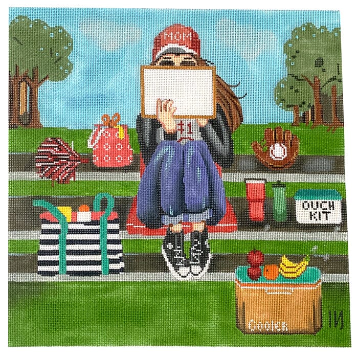 Stitching Girl Baseball Mom