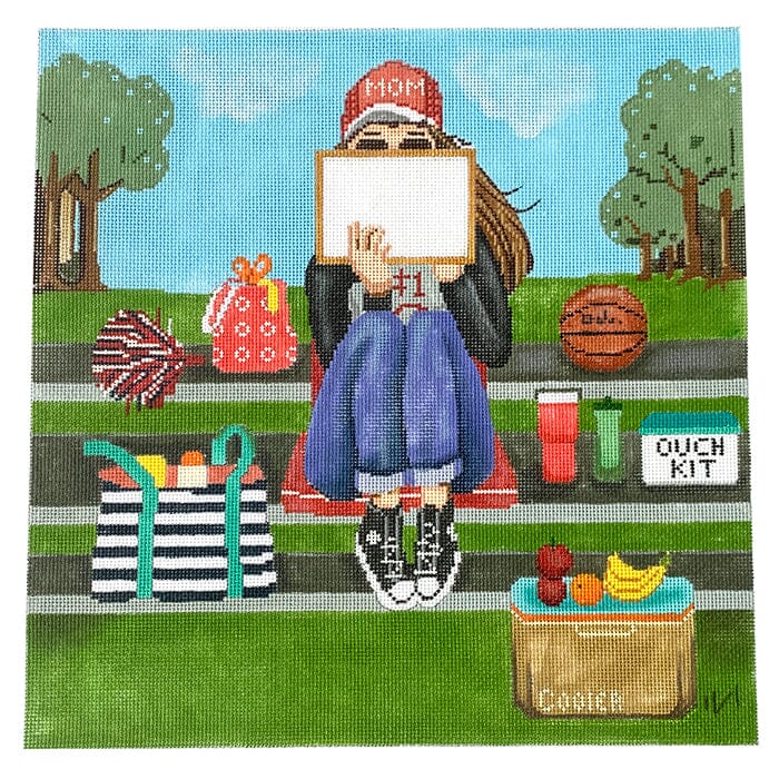 Stitching Girl Basketball Mom
