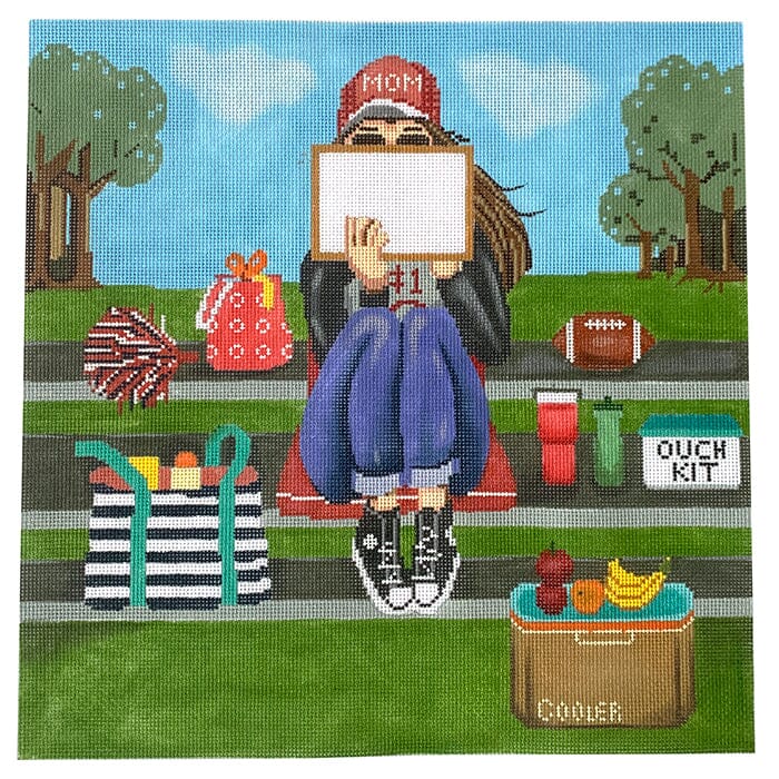 Stitching Girl Football Mom