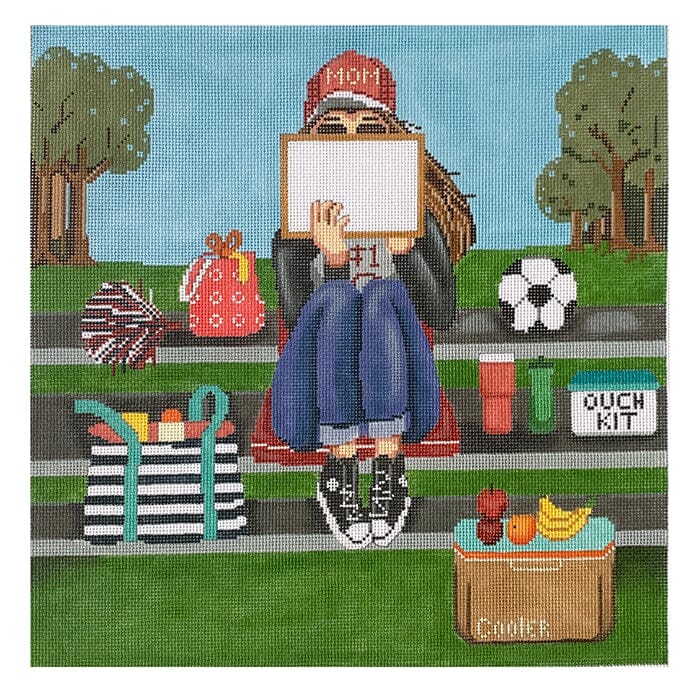 Stitching Girl Soccer Mom