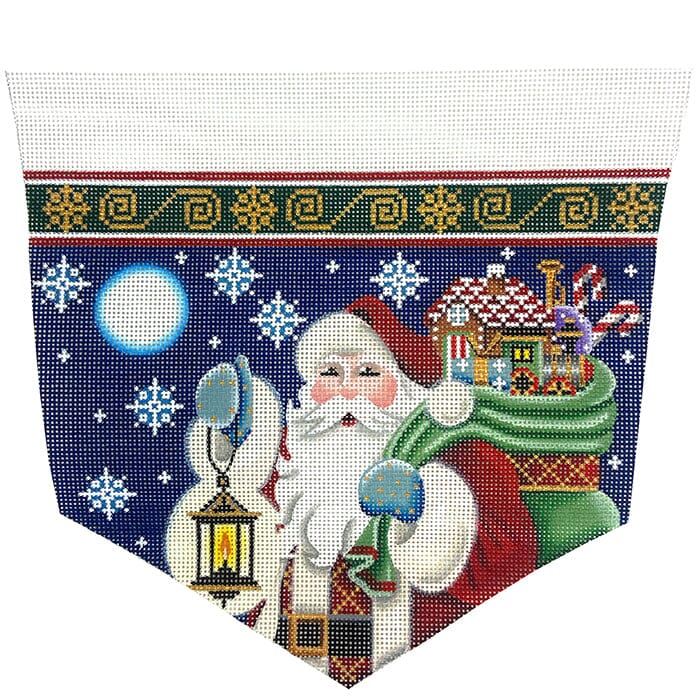 Stocking Cuff: Royal Santa on 13