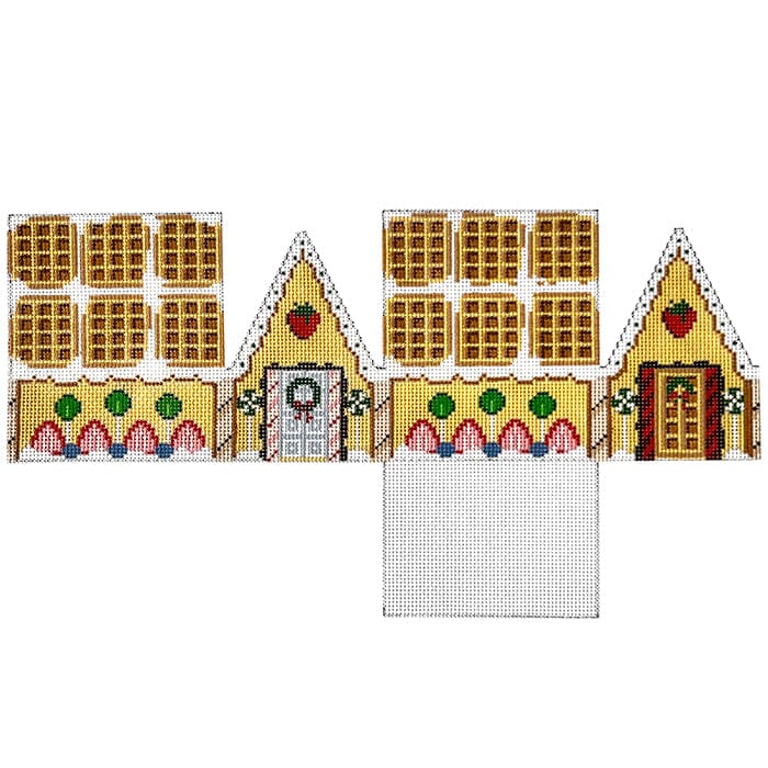 Strawberry Waffle, 3D Gingerbread House