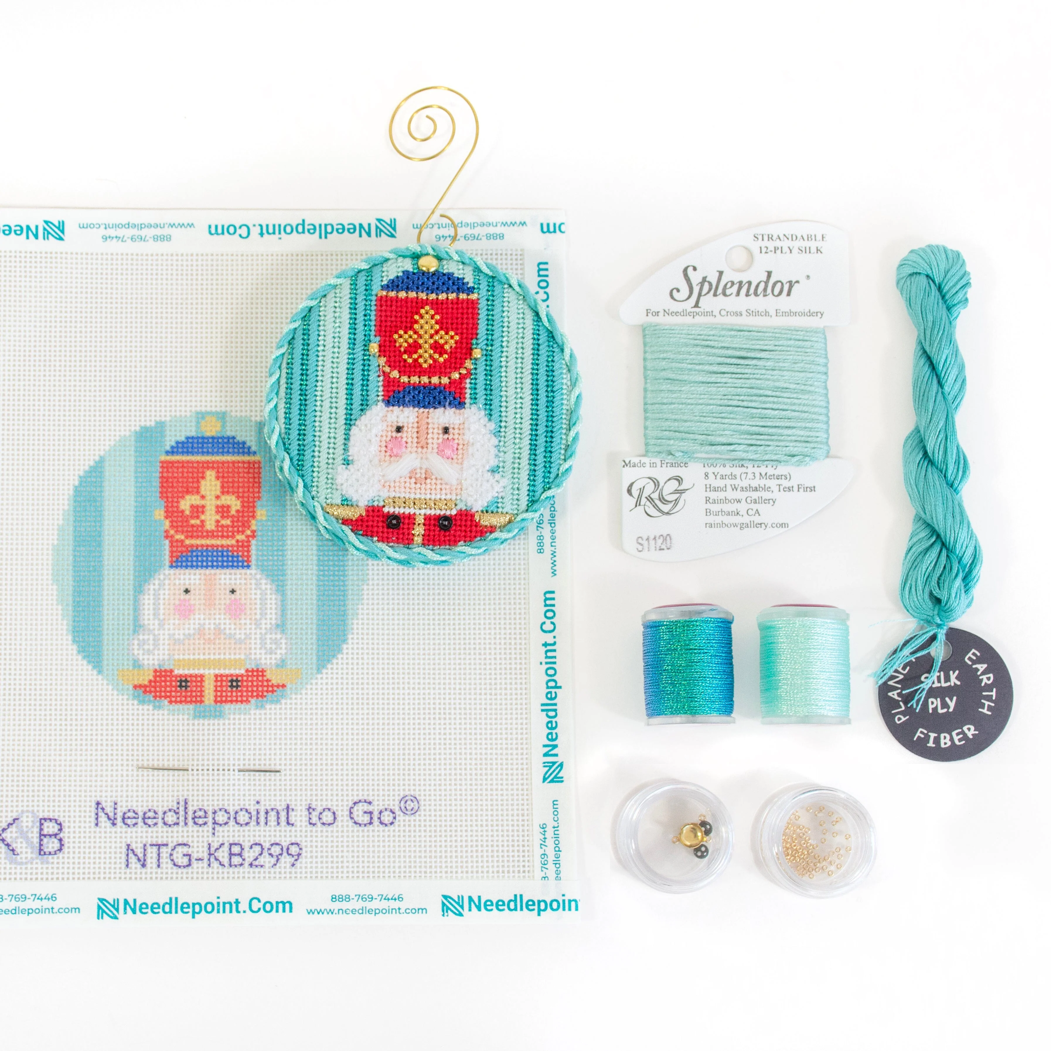 Striped Nutcracker Round Stash Buster - Franz