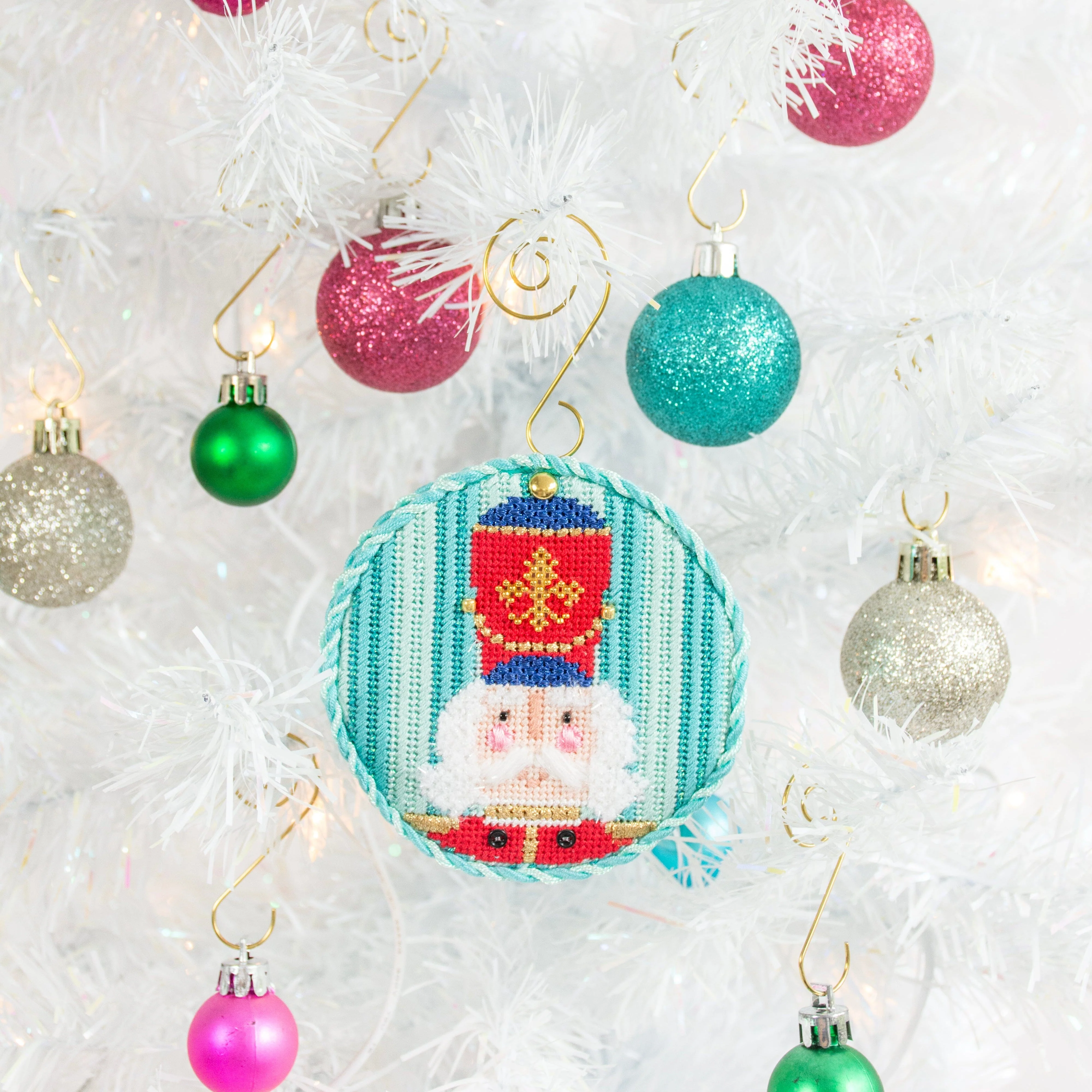 Striped Nutcracker Round Stash Buster - Franz - Image 3