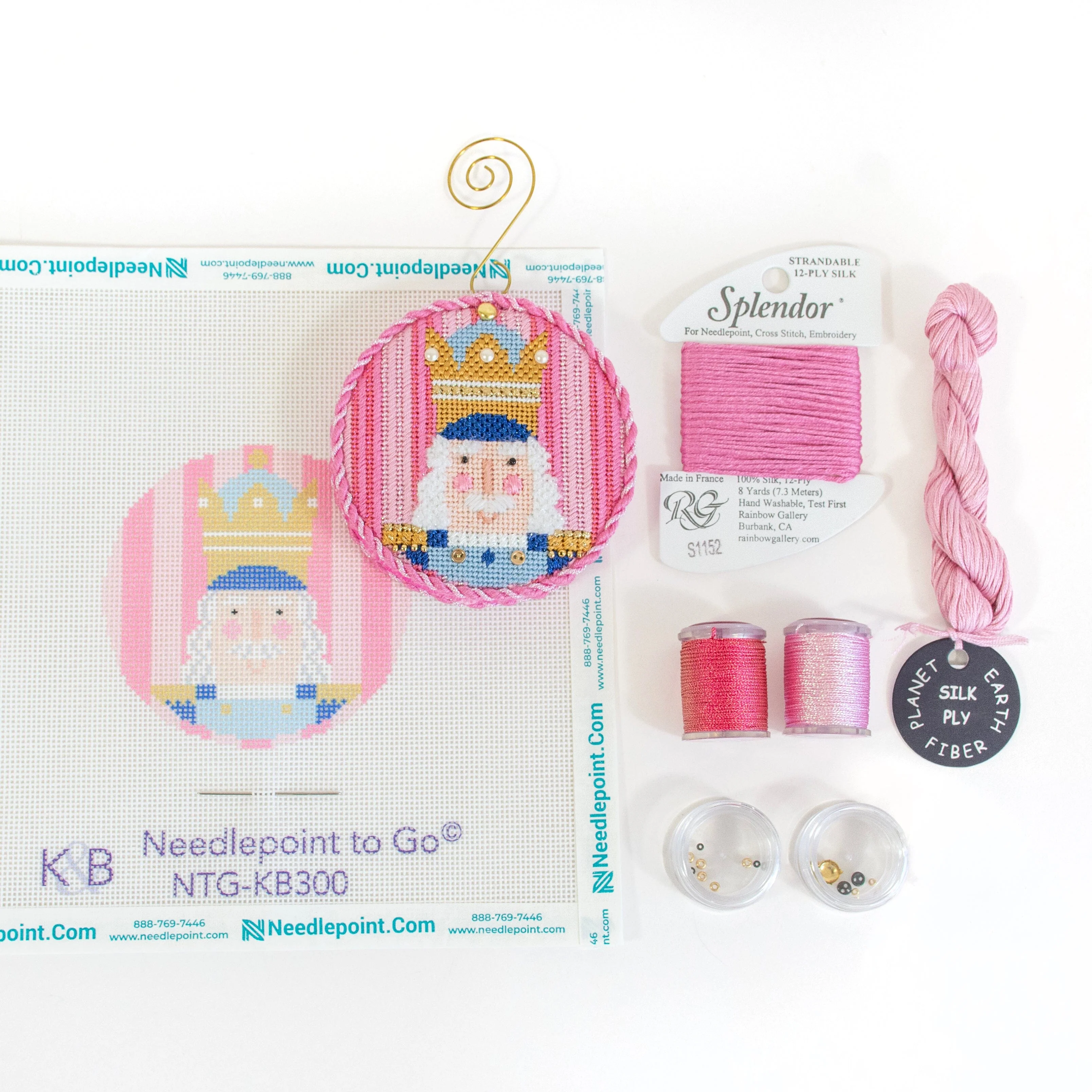Striped Nutcracker Round Stash Buster - Ludwig