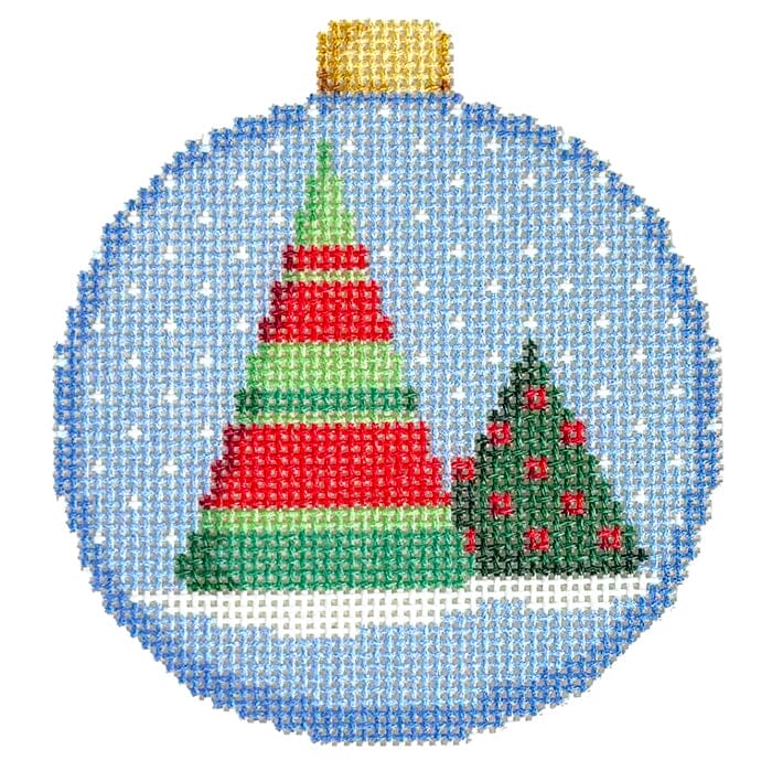 Striped Tree Bauble Ornament Kit - Image 3