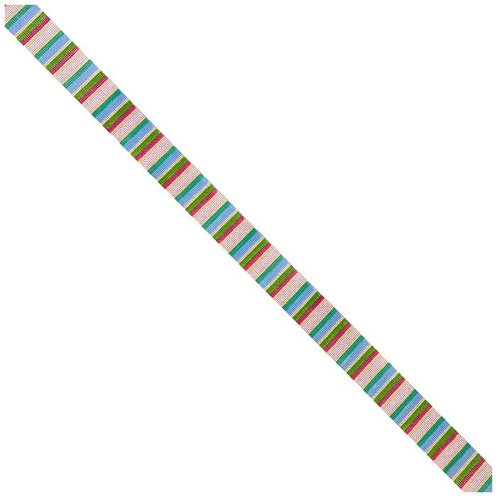 Summer Pastel Striped Belt