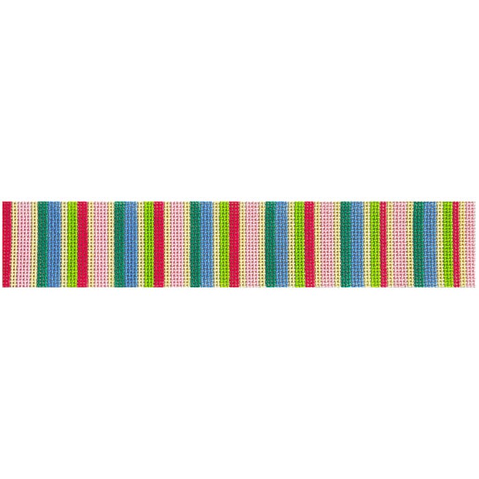 Summer Stripes Pastel with Yellow Fob on 18