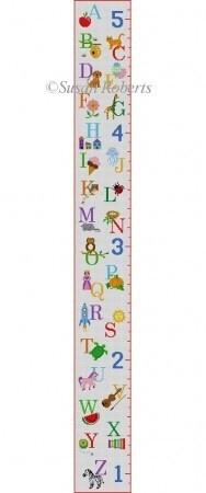 Growth Chart - Alphabet Sampler