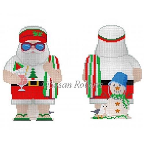 Beach Santa Two Sided