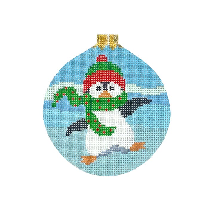 Dancing Penguin, 3.25" Round