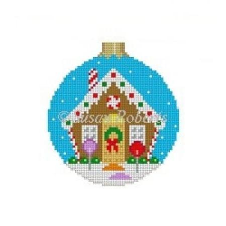 Gingerbread House 3.25" Round