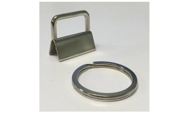 Key Fob Hardware Set Chrome