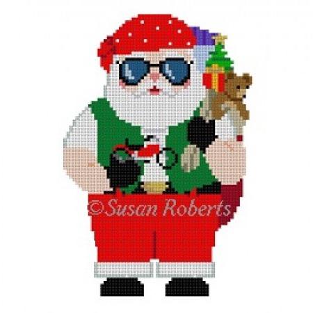 Motorcycle Santa, Front