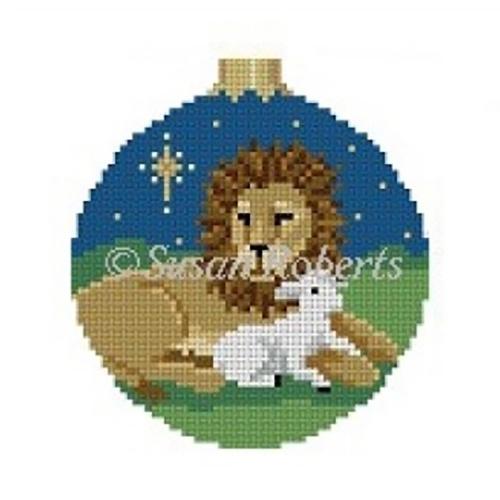Lion and Lamb 3.25" Ornament