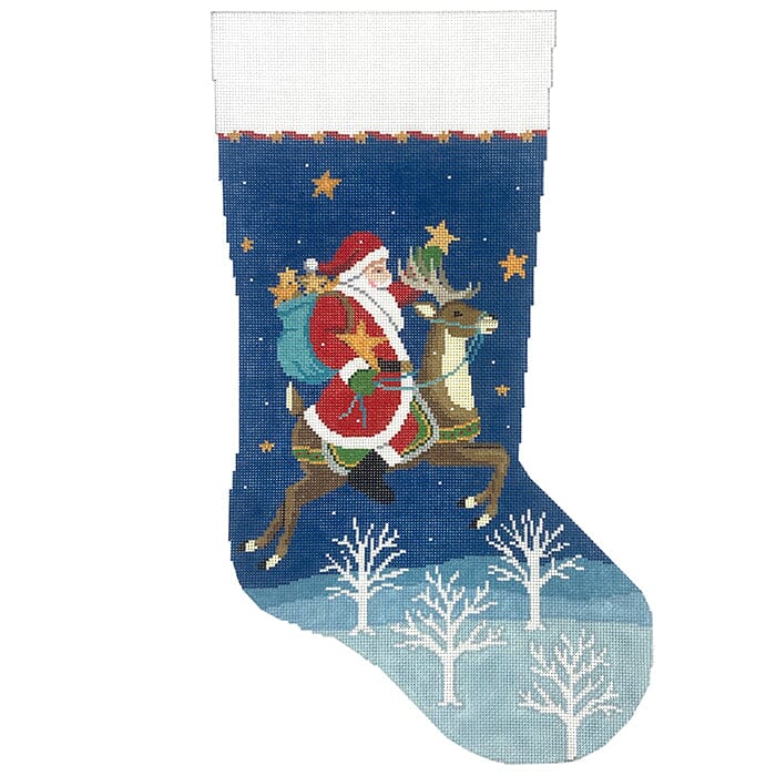 Santa Collecting Stars, Stocking
