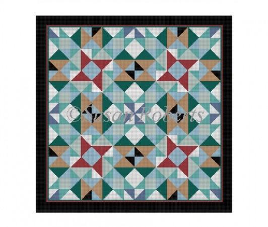 Pinwheel Cross Quilt