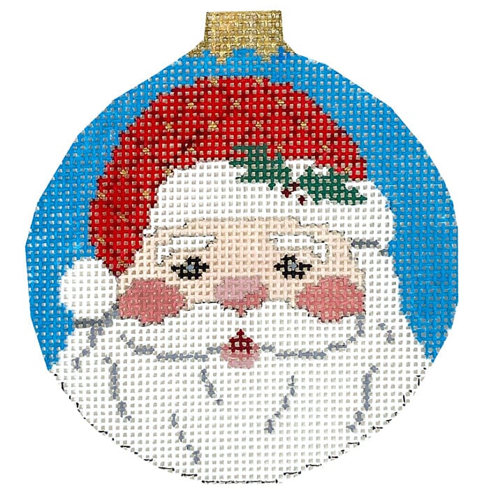 Santa Face, 3.25" Round