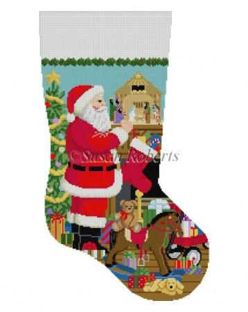 Santa Nativity, Stocking