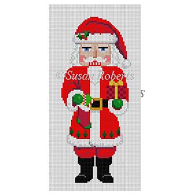 Nutcracker Santa with Sock