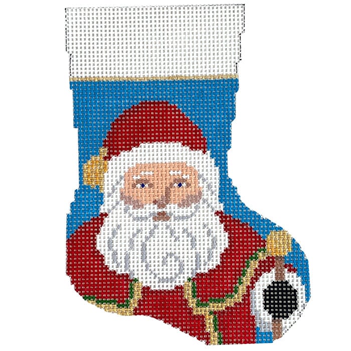 Santa with Staff Mini Stocking
