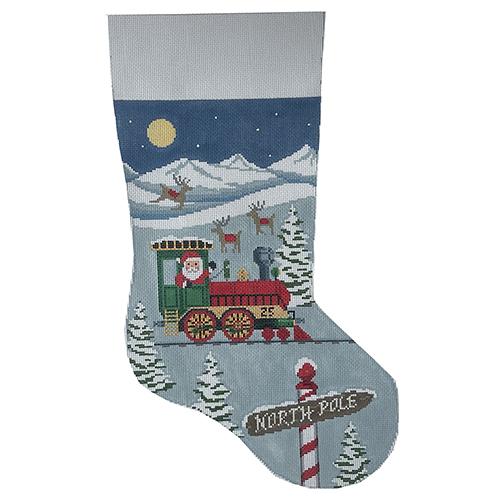 Santa's Train Engine Stocking