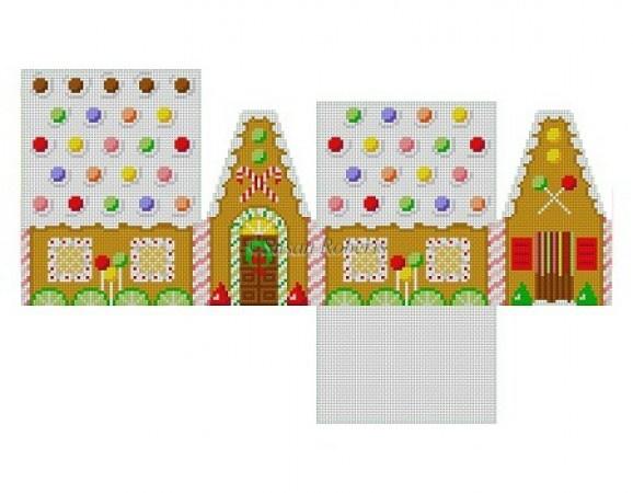 Skittles & Lime Slices 3D Gingerbread House on 18