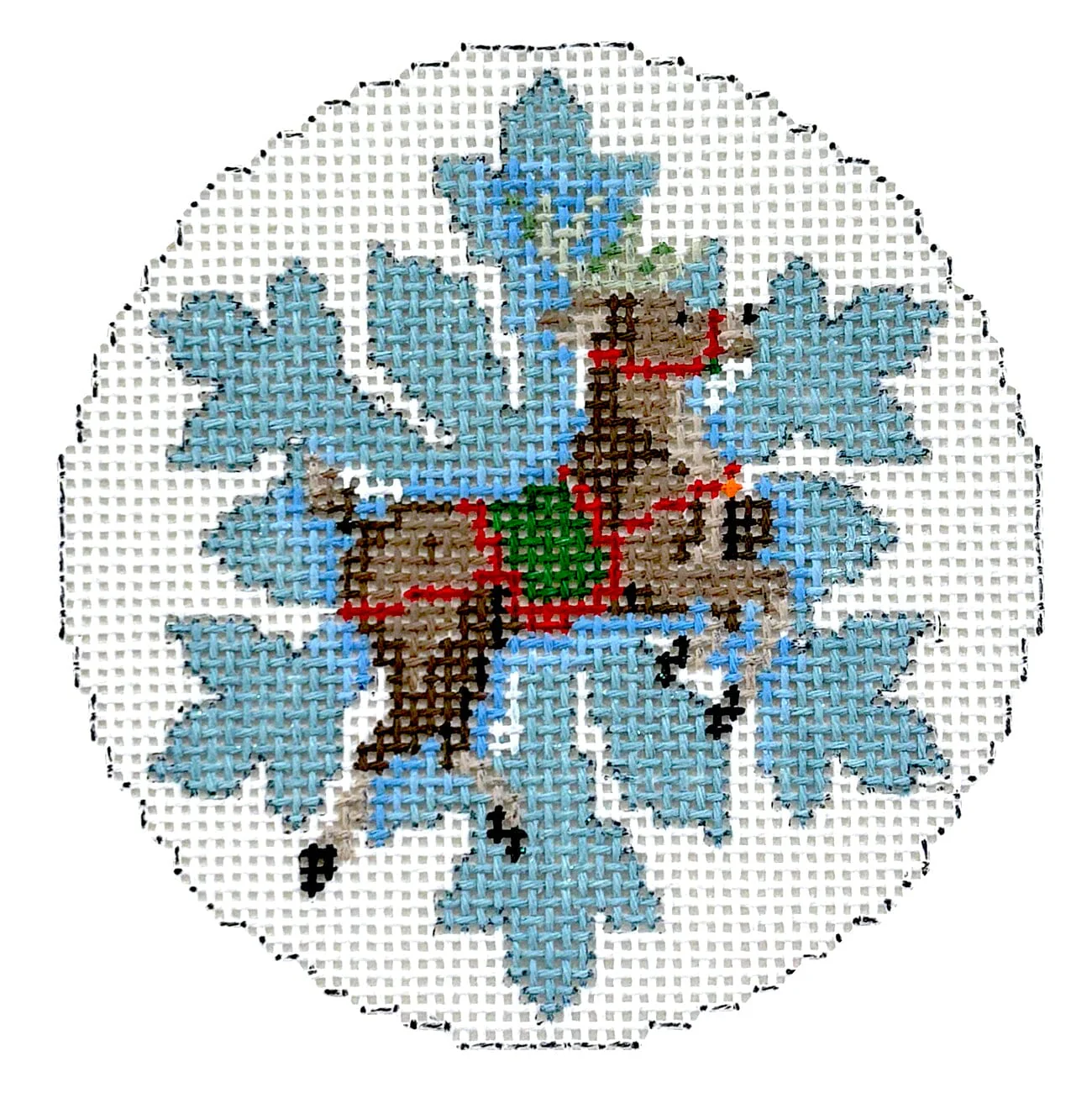 Snowflake Ornament, Flying Reindeer