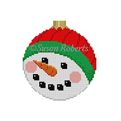 Snowman's Face, 3.25" Round