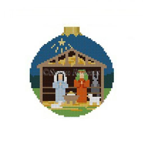 Stable Nativity 3.25" Round
