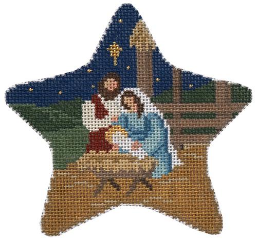 Star Nativity Ornament