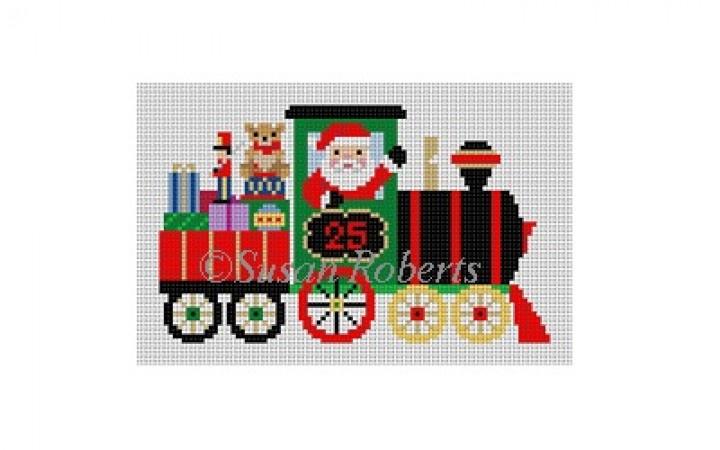 Train Santa Ornament