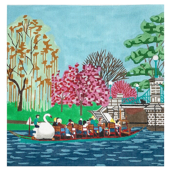 Swan Boat in Boston Garden