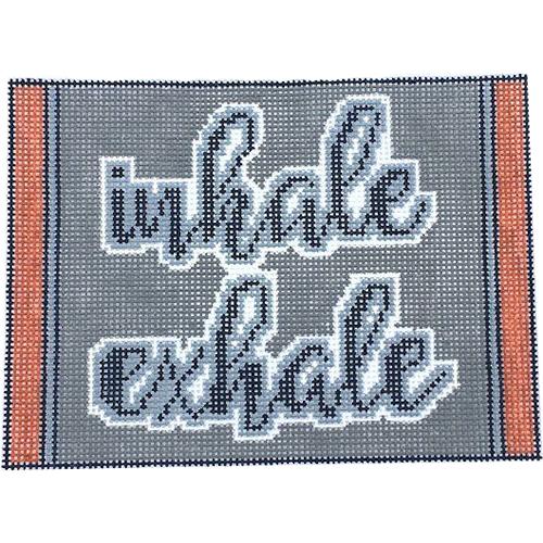 Inhale Exhale on Gray