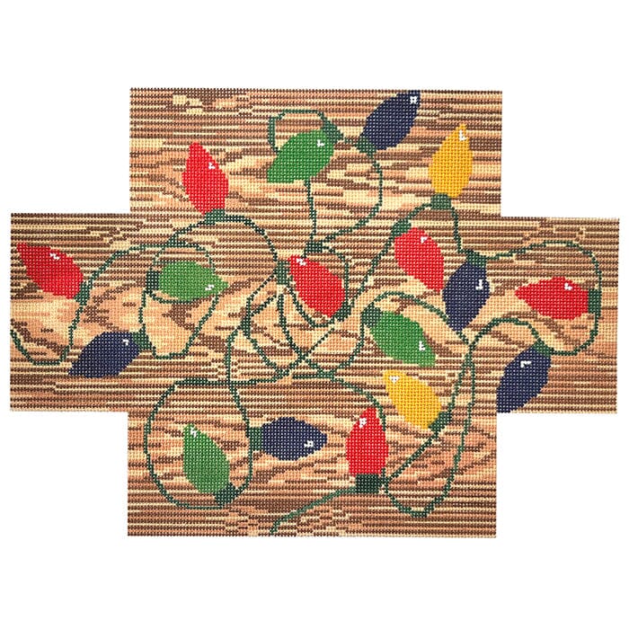 Tangled Christmas Lights Brick
