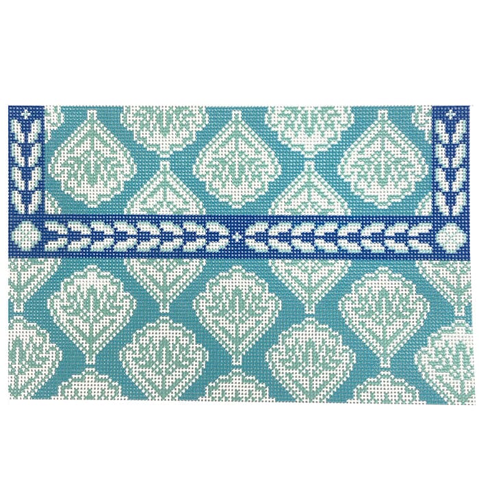 Teal Medallion Clutch