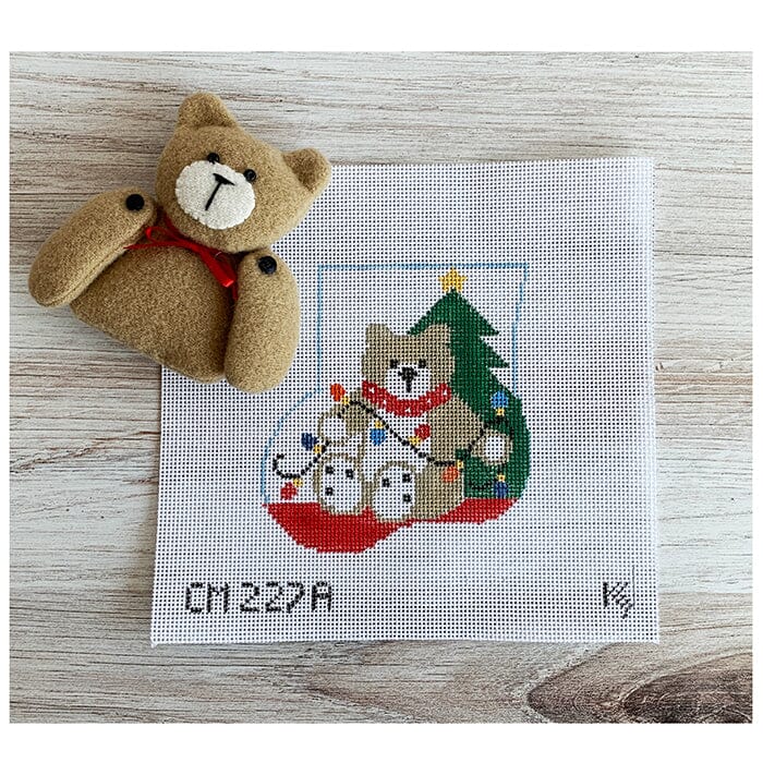 Teddy Bear Mini Sock w/Bear Insert