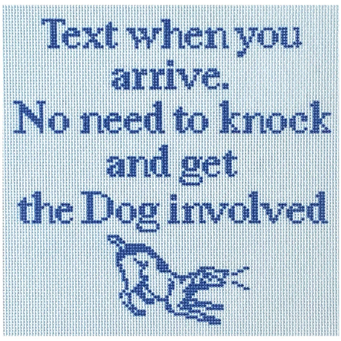 Text When You Arrive... Canvas