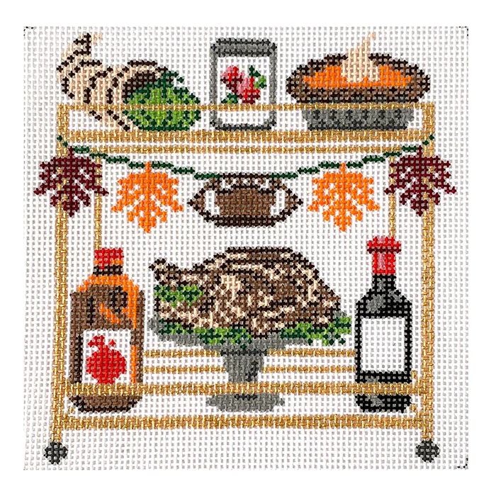 Thanksgiving Bar Cart