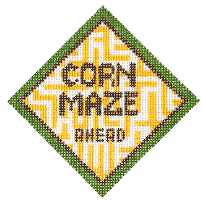 Thanksgiving Ornament - Corn Maze Ahead