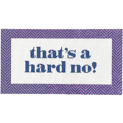That's a Hard No! Navy and Lavender