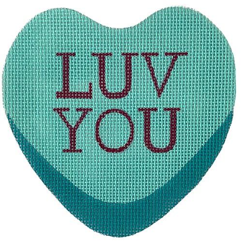 Luv You - Conversation Heart