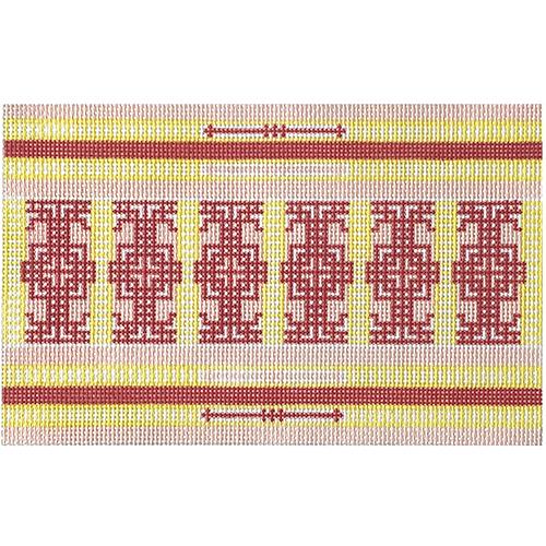 The Dale Clutch - Pink & Yellow