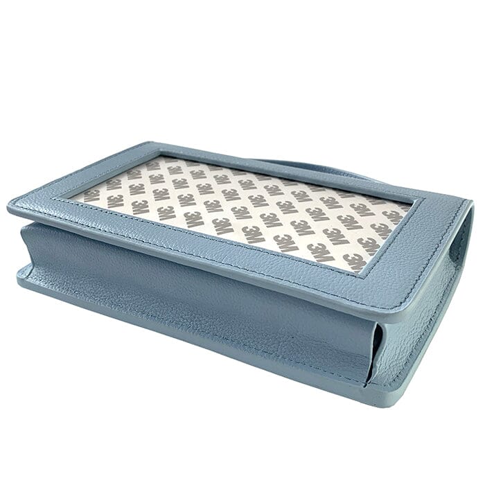 The Everyday Clutch - Baby Blue with Silver Chain - Image 4