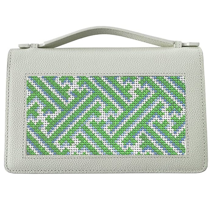 The Everyday Clutch - Bone with Gold Chain