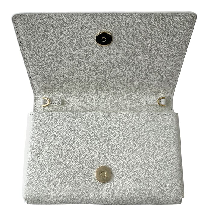 The Everyday Clutch - Bone with Gold Chain - Image 3
