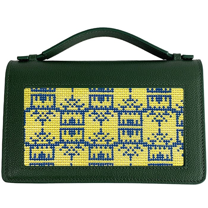 The Everyday Clutch - Green with Gold Chain