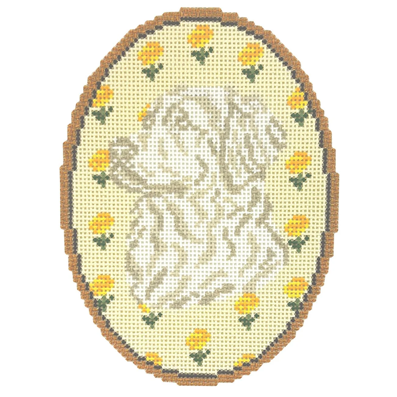 The Golden Retriever Flower Cameo