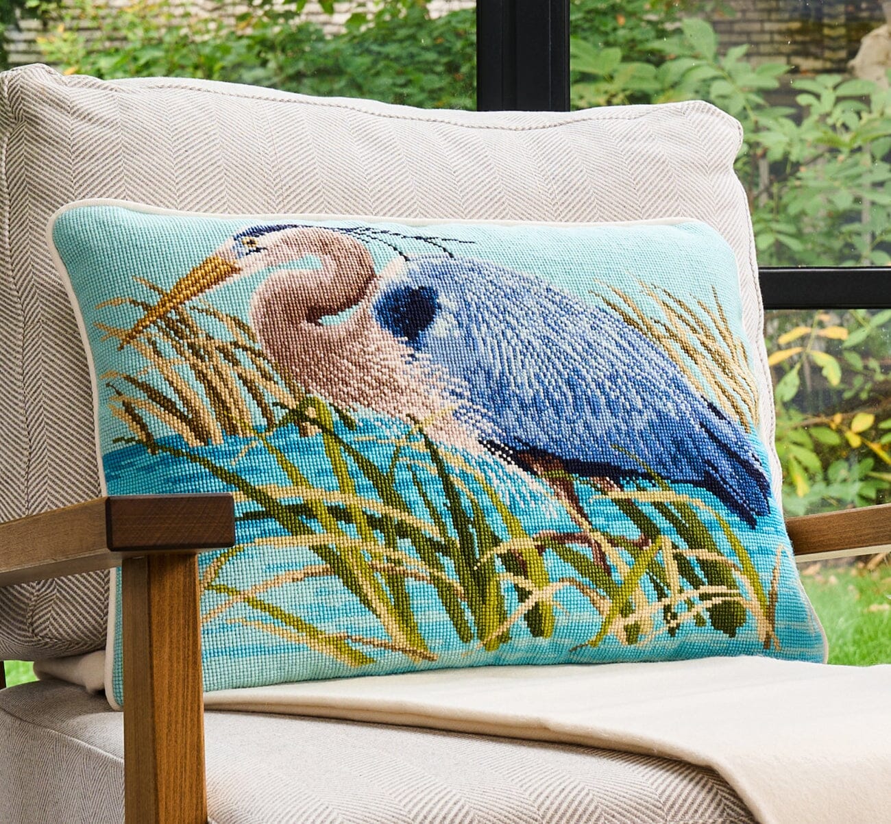 The Great Blue Heron Needlepoint Kit
