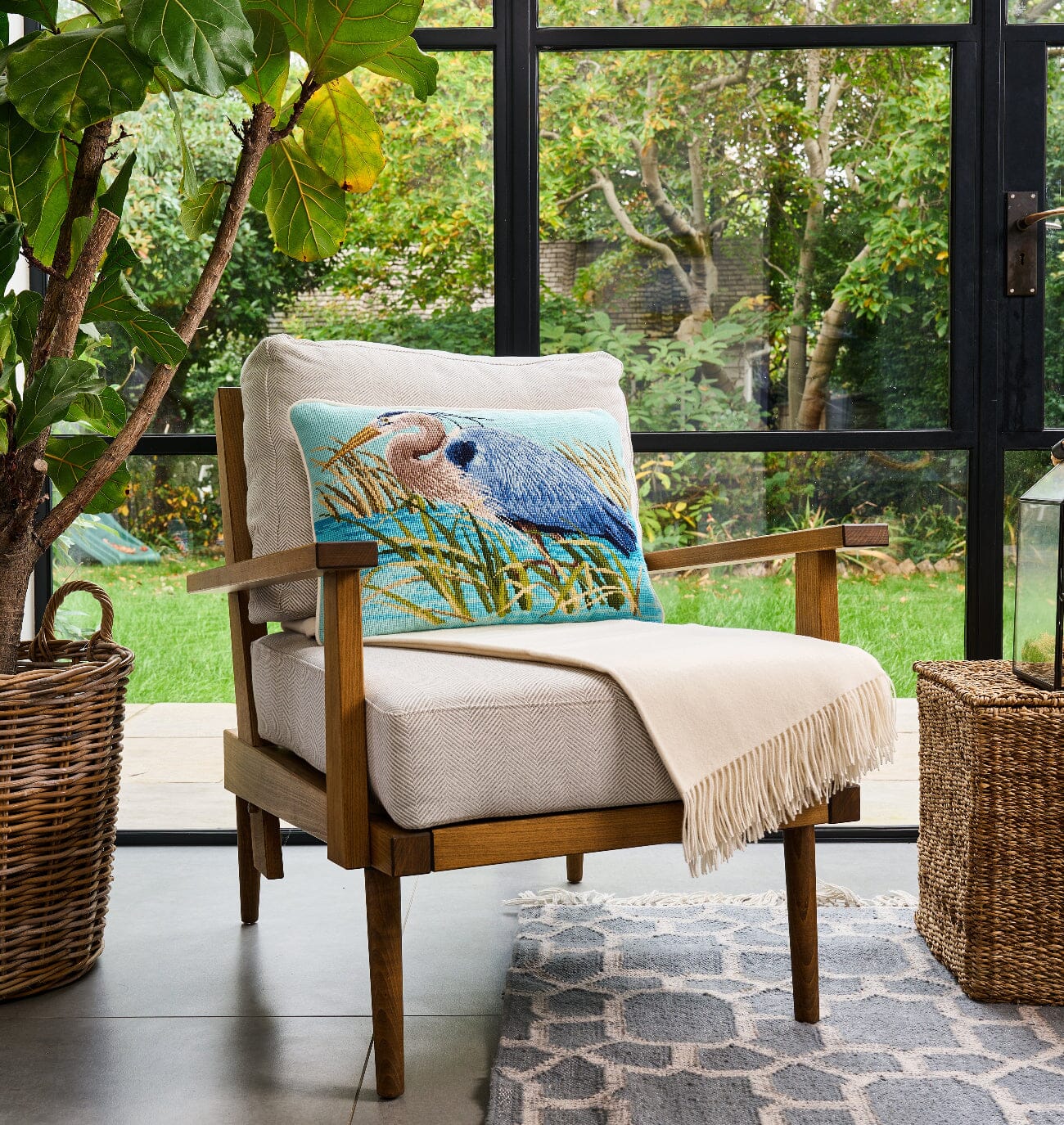 The Great Blue Heron Needlepoint Kit - Image 2